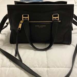 Marc Jacobs Cruiser Leather Convertible Satchel • Black